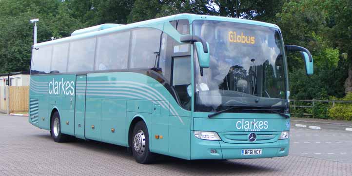 Clarkes Mercedes Tourismo BF61HCY